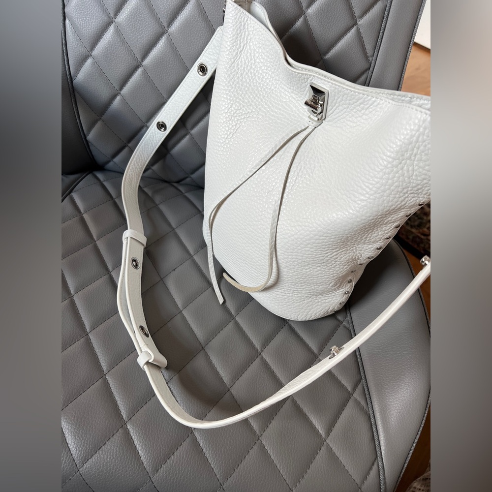Rebecca Minkoff Leather Darren Bucket Bag - Picture 9 of 11